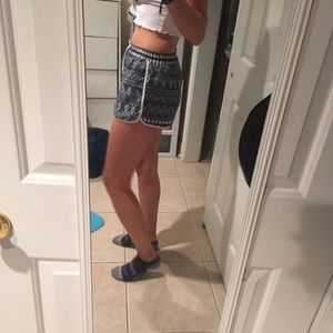 Cute patterned beach shorts!